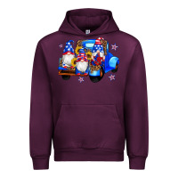 Mauve Wine american flag gnomes truck sunflowers star leopard Urban Hoodie - Artiststas