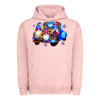 Pigment Salmon american flag gnomes truck sunflowers star leopard Urban Hoodie - Artiststas