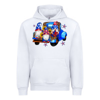 White american flag gnomes truck sunflowers star leopard Urban Hoodie - Artiststas