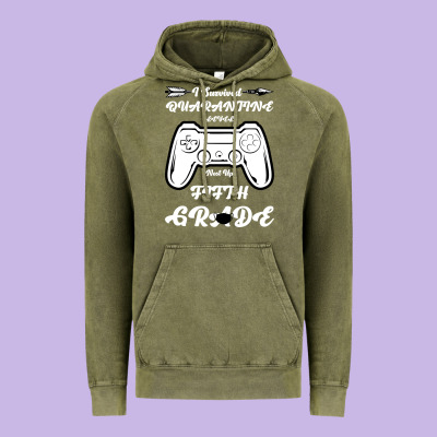 I Survived Quarantine Level Next Fifth Grade Vintage Hoodie Designed By Bettercallsaul