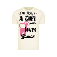 Vintage Arctic Just A Girl Who Loves Llamas I Love Llamas Vintage Tee - Bettercallsaul