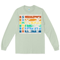 Matcha retro summer Long Sleeve Tee - TumblerDesignByShophia