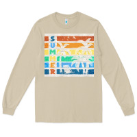 Mushroom retro summer Long Sleeve Tee - TumblerDesignByShophia