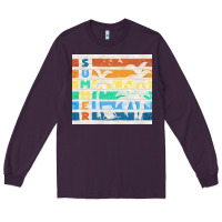 Plum retro summer Long Sleeve Tee - TumblerDesignByShophia