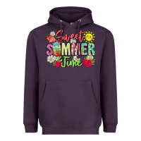 Plum Sweet Summer Time Heavyweight Hoodie - CowhideDigitalArt
