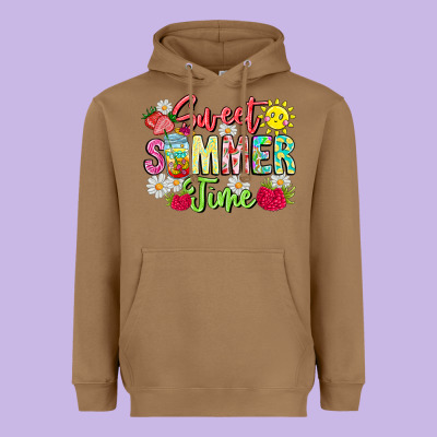 Sweet Summer Time Heavyweight Hoodie Designed By Cowhidedigitalart