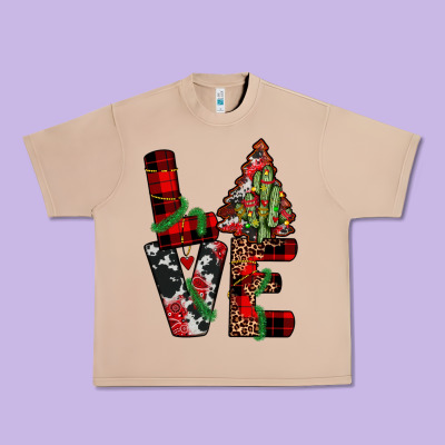 Christmas Love Urban Heavy Tee Designed By Jahusdesignshop