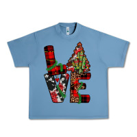 Pebble Blue christmas love Urban Heavy Tee - JahusDesignShop