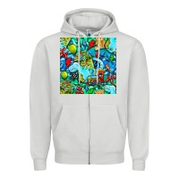 Dove Grey boy child coffee cup and teddy bear with thunderbolts and camouflage s Zipper Hoodie - BundleAndBundleShop