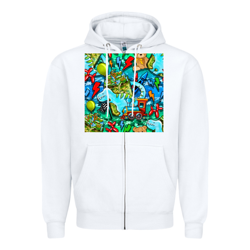Boy Child Coffee Cup And Teddy Bear With Thunderbolts And Camouflage S Zipper Hoodie by BundleAndBundleShop | Teevron
