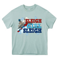 Arona winter sleigh girl sleigh Heavy Core Tee - NancyCooperArtShop
