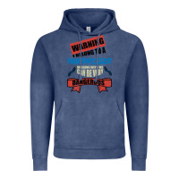 Vintage Denim I belong to a HAIRDRESSER warning job funny partner Vintage Hoodie - Bettercallsaul