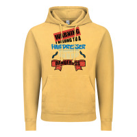 Vintage Mustard I belong to a HAIRDRESSER warning job funny partner Vintage Hoodie - Bettercallsaul