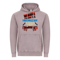 Vintage Zinc I belong to a HAIRDRESSER warning job funny partner Vintage Hoodie - Bettercallsaul