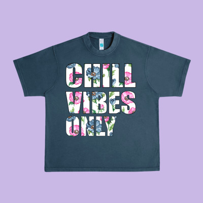 Chill Vibes Only Urban Heavy Tee Designed By Bettercallsaul