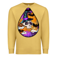 Antique Gold Hallowen Teardrop Premium Sweatshirt - LillyAllenDesigns