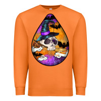 Carrot Hallowen Teardrop Premium Sweatshirt - LillyAllenDesigns