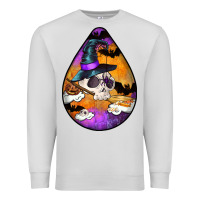 Dove Grey Hallowen Teardrop Premium Sweatshirt - LillyAllenDesigns