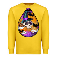 Lemon Hallowen Teardrop Premium Sweatshirt - LillyAllenDesigns