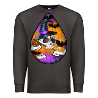 Smoke Hallowen Teardrop Premium Sweatshirt - LillyAllenDesigns