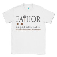 White Fa-Thor Like Dad Just Way Mightier Classic Tee - Bettercallsaul