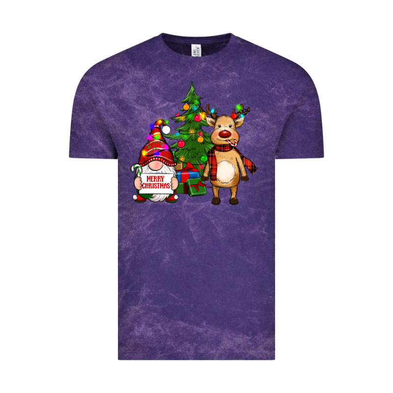 Merry Christmas Gnomes, Reindeer Vintage Tee by RanaPortraitStore | Teevron