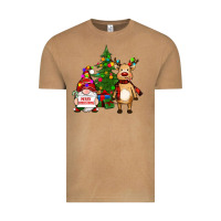 Vintage Camel merry christmas gnomes, reindeer Vintage Tee - RanaPortraitStore