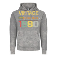 Cloud Rock Born in 1980 Vintage February Vintage Hoodie - Bettercallsaul