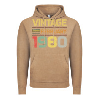 Vintage Coffee Born in 1980 Vintage February Vintage Hoodie - Bettercallsaul