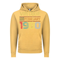 Vintage Mustard Born in 1980 Vintage February Vintage Hoodie - Bettercallsaul
