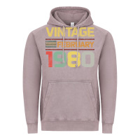 Vintage Zinc Born in 1980 Vintage February Vintage Hoodie - Bettercallsaul