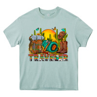 Arona western traveler cowboy Heavy Core Tee - NancyCooperArtShop