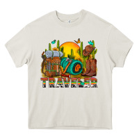 Western Traveler Cowboy Heavy Core Tee | Teevron