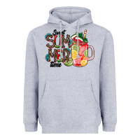 Heather Grey Sweet Summer Time Heavyweight Hoodie - CowhideDigitalArt