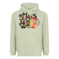 Matcha Sweet Summer Time Heavyweight Hoodie - CowhideDigitalArt