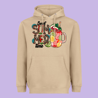 Sweet Summer Time Heavyweight Hoodie Designed By Cowhidedigitalart
