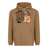 Toasted Coconut Sweet Summer Time Heavyweight Hoodie - CowhideDigitalArt