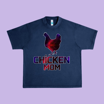 Chicken Mom Urban Heavy Tee Designed By Bettercallsaul