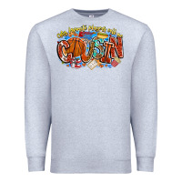 Heather Grey my favorite players call me cousin basketball Premium Sweatshirt - CowhideDigitalArt