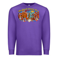 Purple my favorite players call me cousin basketball Premium Sweatshirt - CowhideDigitalArt