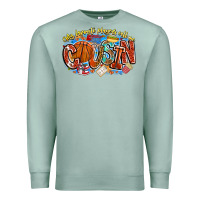Seafoam my favorite players call me cousin basketball Premium Sweatshirt - CowhideDigitalArt