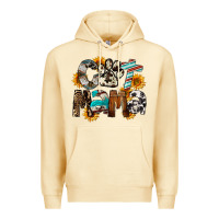 Pina Colada Western Cat Mama Mother's Day Premium Hoodie - FaDigitalArtStudio