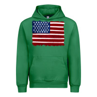 Emerald american flag Urban Hoodie - Artiststas