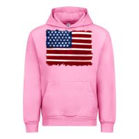 Fuchsia Pink american flag Urban Hoodie - Artiststas