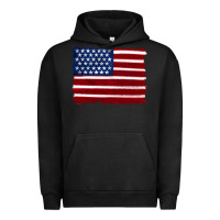 Pigment Black american flag Urban Hoodie - Artiststas