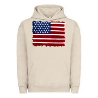 Pigment French Oak american flag Urban Hoodie - Artiststas