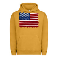Pigment Peanut Butter american flag Urban Hoodie - Artiststas