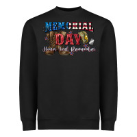 Black Memorial day honor ans remember Heavyweight Sweatshirt - CowGirlArtShop