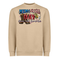 Mushroom Memorial day honor ans remember Heavyweight Sweatshirt - CowGirlArtShop