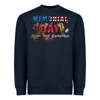 Navy Memorial day honor ans remember Heavyweight Sweatshirt - CowGirlArtShop
